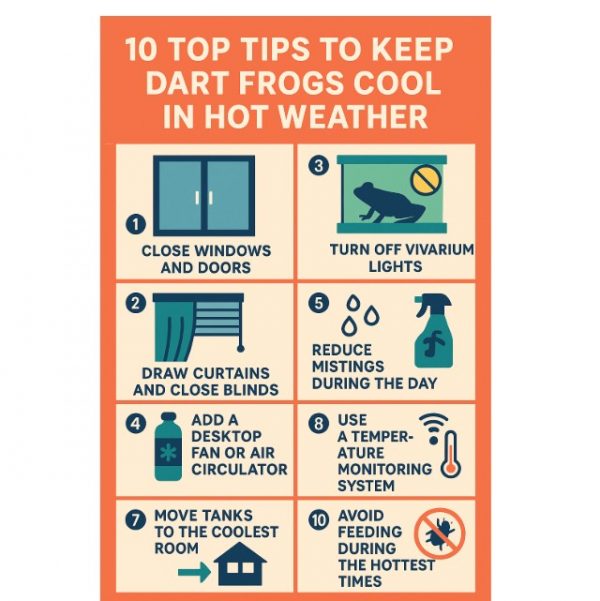 10 Ways To Keep Dart Frogs And Amphibians Cool In Hot Weather FROGFATHER