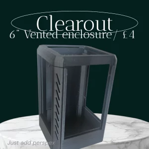 3D printed 6-inch vented isopod display enclosure frame only