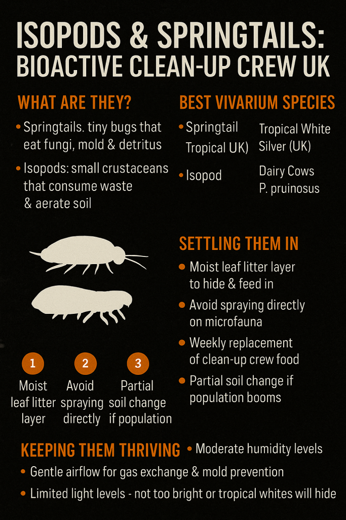 Isopods & Springtails: The Clean-Up Crew For Bioactive Vivariums ...