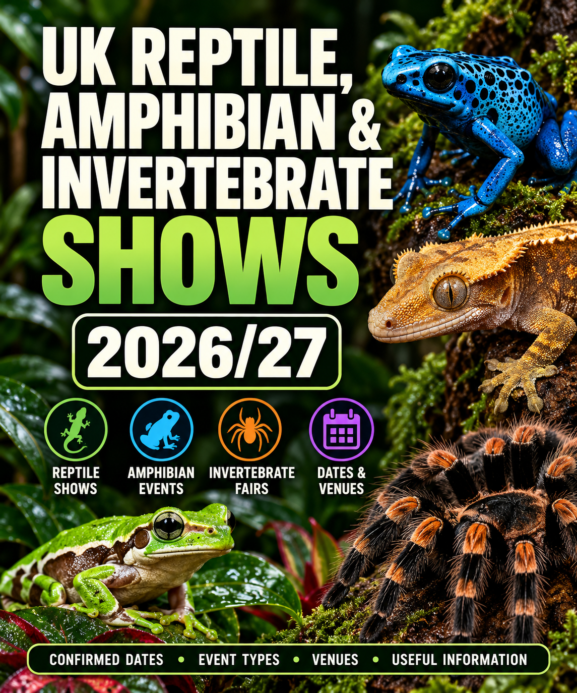 Fayer Works Display UK Reptile & Amphibian Shows 2026–2027: Dates & Events