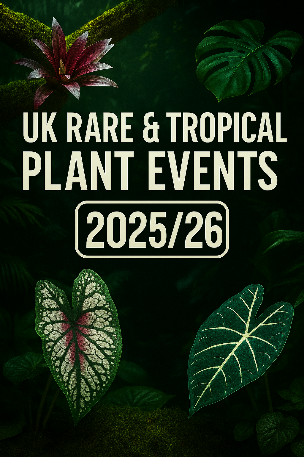 UK Rare & Tropical Plant Events 2025/26 – guide to all dates, times and locations