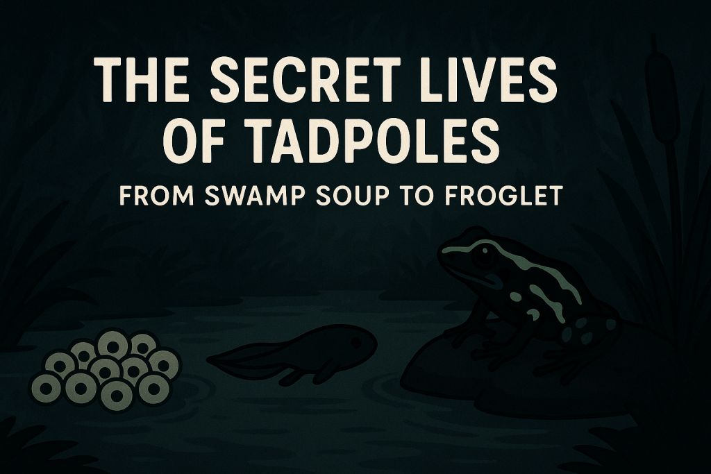 Dart frog tadpole growth stages illustrated with UK-relevant species
