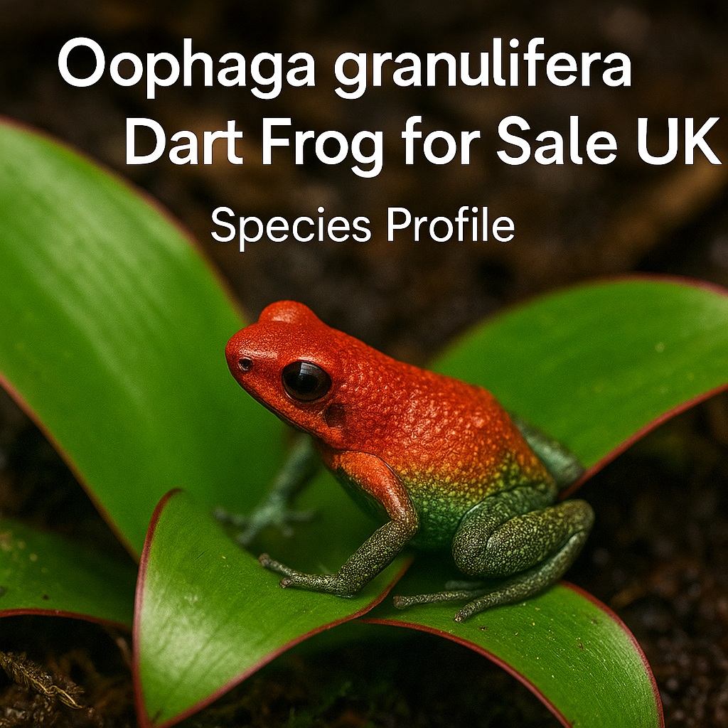 Oophaga granulifera granulate dart frog
