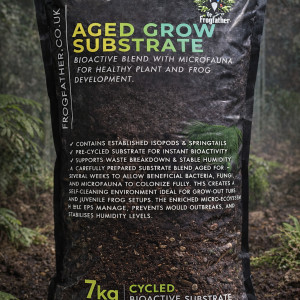 7kg cycled bioactive substrate for dart frog vivariums with live microfauna including springtails tropical white isopods and spindle worms designed for healthy bioactive ecosystems