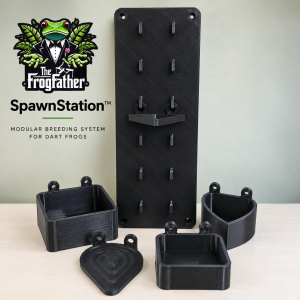 Frogfather SpawnStation modular dart frog breeding system with interchangeable egg and tadpole modules