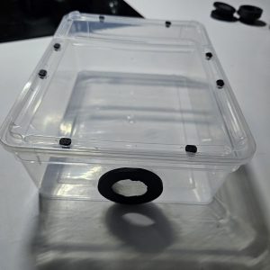 Pre-Vented Braplast Tub (3L) – Escape-Proof Isopod & Bug Enclosure with Metal Mesh